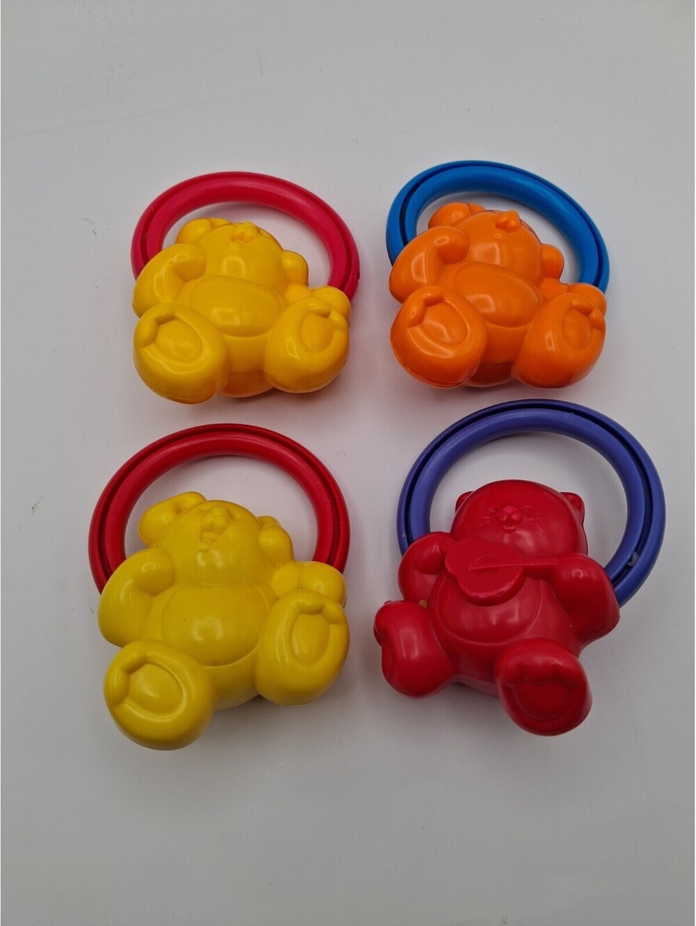 Fisher Price Activity Links Gym Replacement Red Bear Rattle Link - Vintage 1990